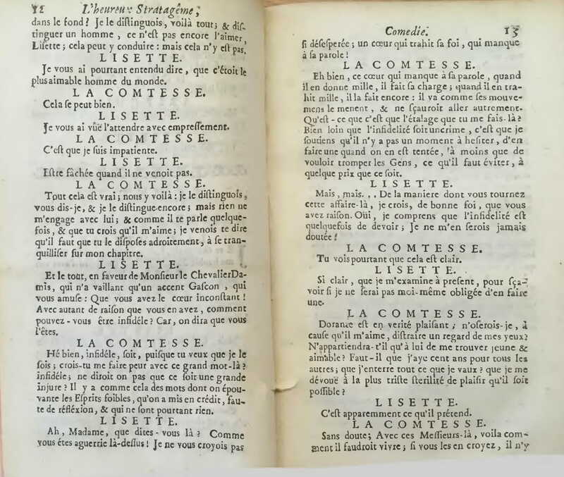 1733 : L’heureux stratagème