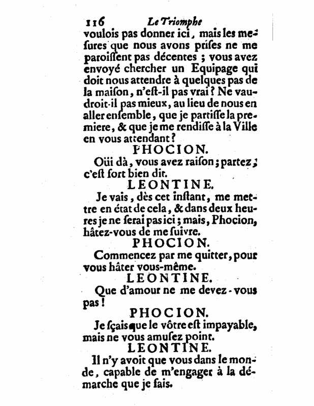 1732 : Le triomphe de l’amour