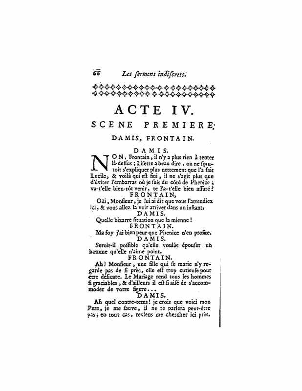 1732 : Les serments indiscrets