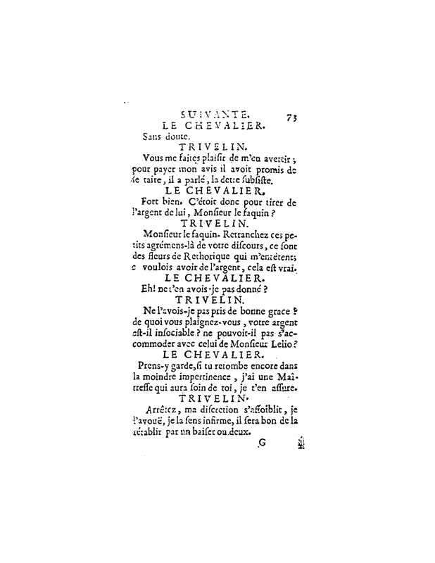 1729 : La fausse suivante