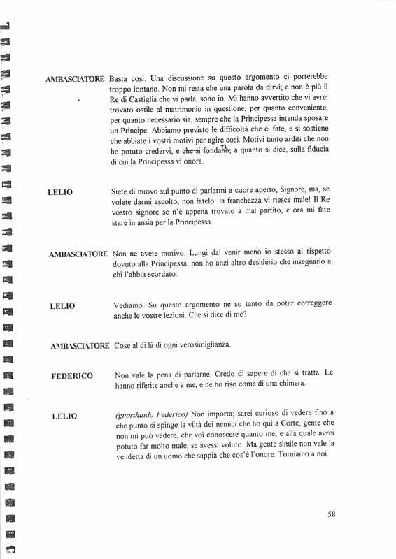 1997 : Il principe travestito (Cristina Pezzoli)