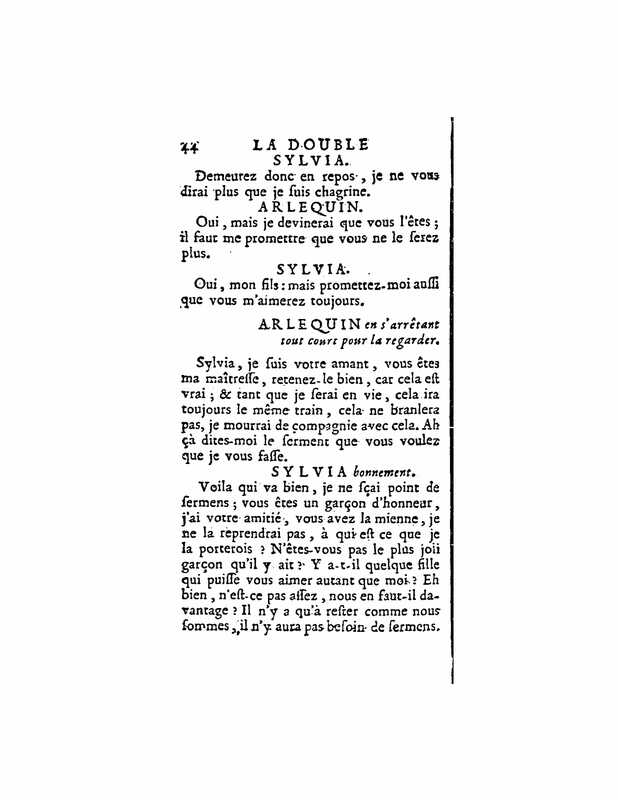 1724 : La double inconstance