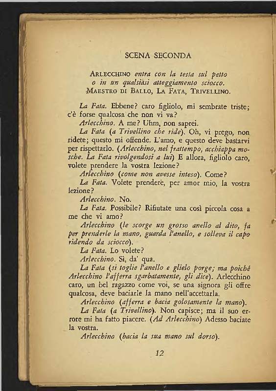 1944 : Arlecchino dirozzato dall’amore (Corrado Tumiati)