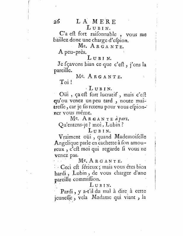 1735 : La mère confidente