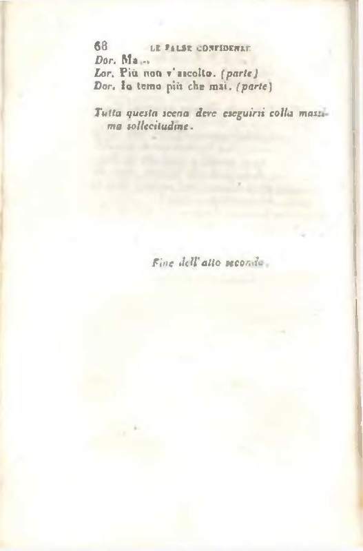 1829 : Le false confidenze [Salvatore Fabbrichesi, 1816]