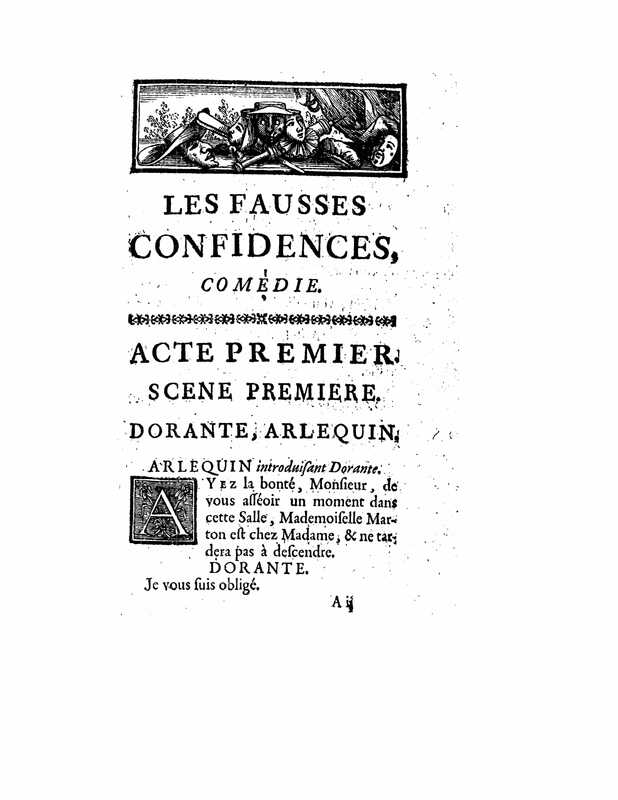 1738 : Les fausses confidences