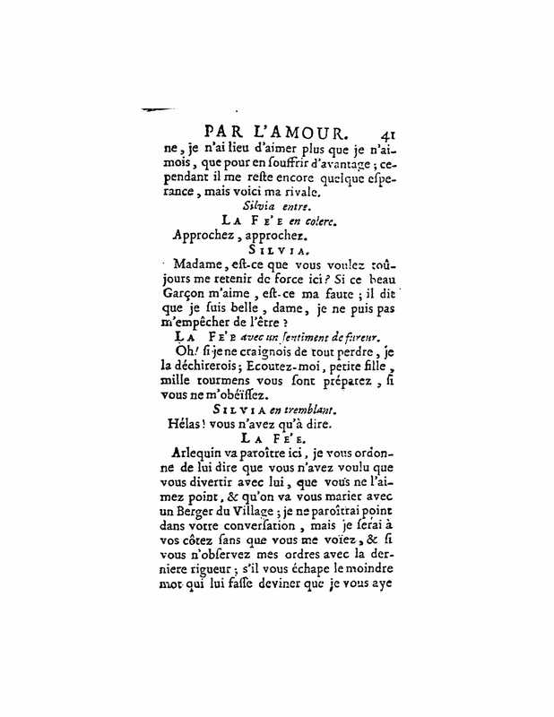 1723 : Arlequin poli par l’amour