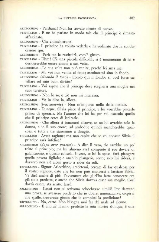 1959 : La duplice incostanza (Marcello Spaziani)