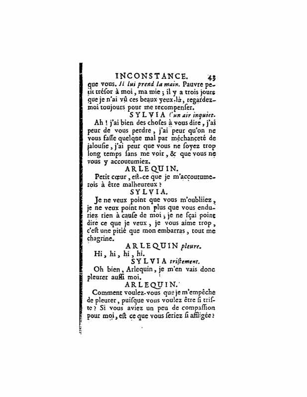 1724 : La double inconstance