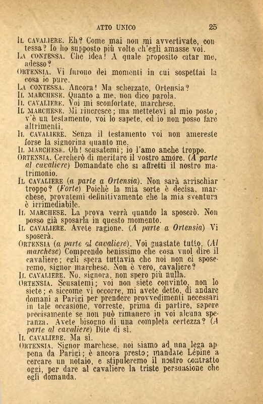 1907 : Il legato (Felicina Sacchetti Parvis)