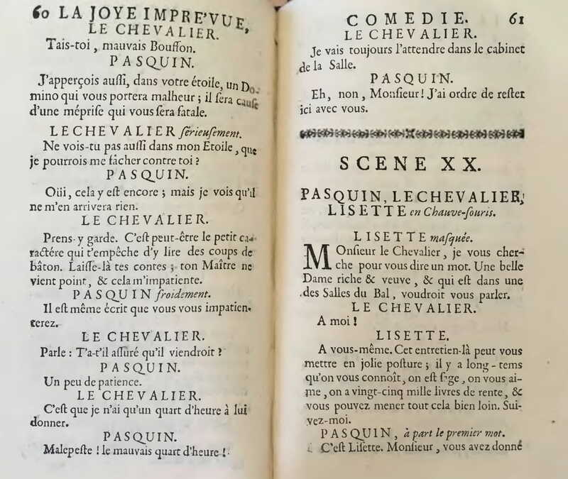 1738 : La joye imprévue