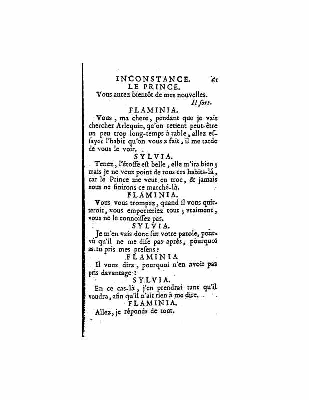 1724 : La double inconstance
