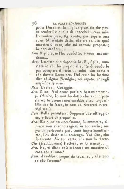 1829 : Le false confidenze [Salvatore Fabbrichesi, 1816]