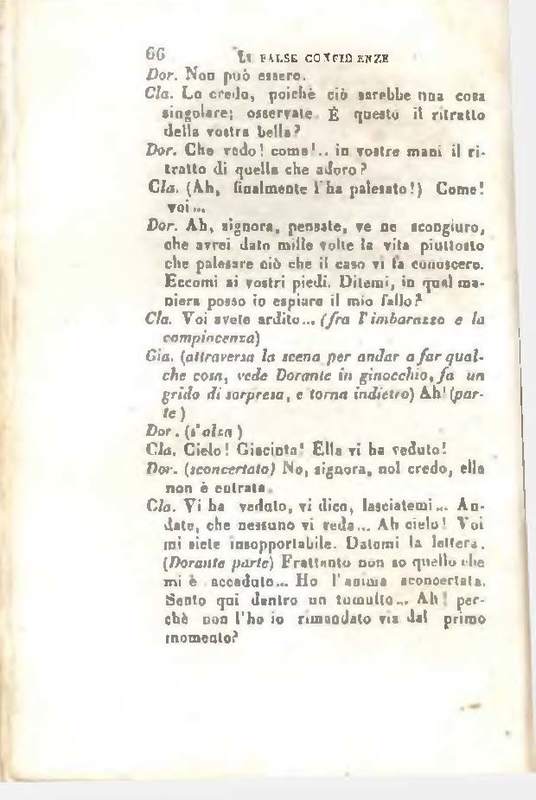 1829 : Le false confidenze [Salvatore Fabbrichesi, 1816]