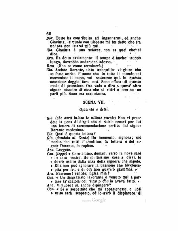 1872 : Le false confidenze