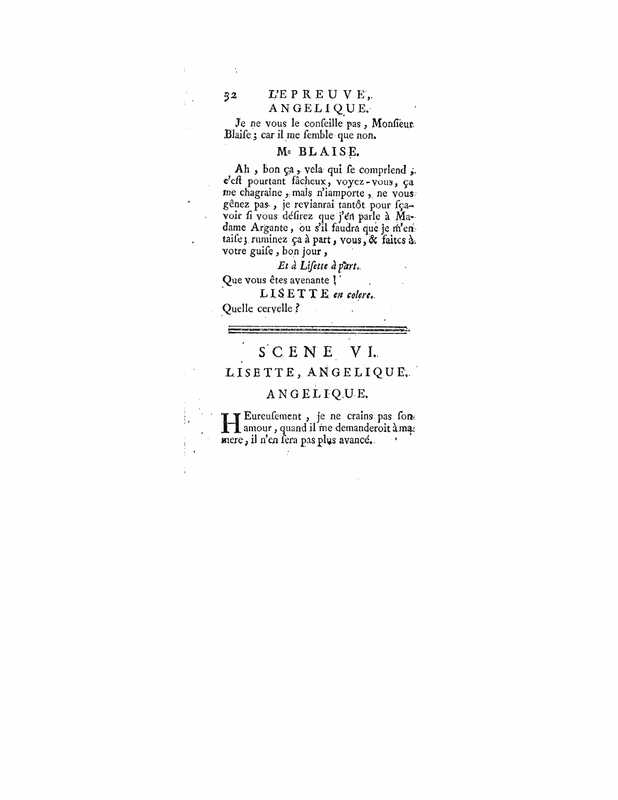 1740 : L’épreuve