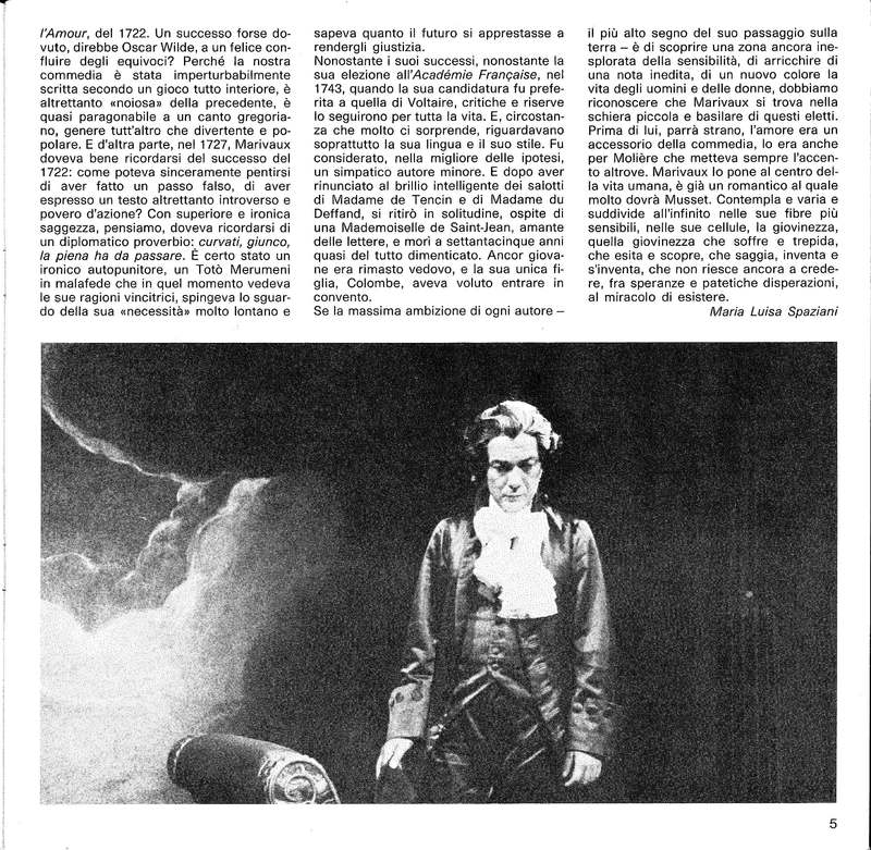 1989 : La sorpresa dell’amore (Sandro Sequi)