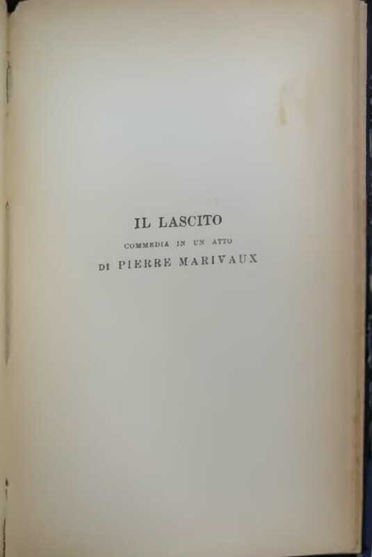 1930 : Il lascito (Maria Luisa Fanciulli)