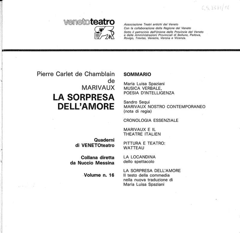 1989 : La sorpresa dell’amore (Sandro Sequi)