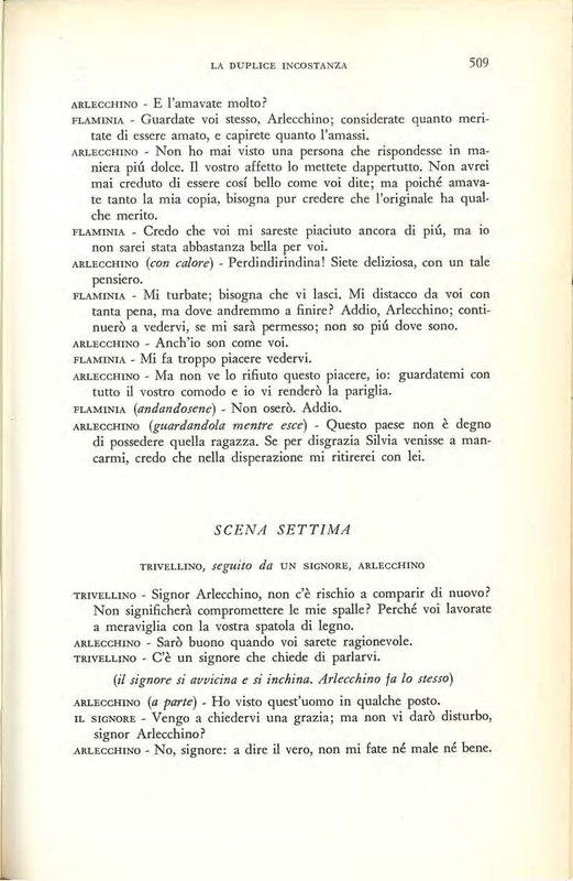 1959 : La duplice incostanza (Marcello Spaziani)