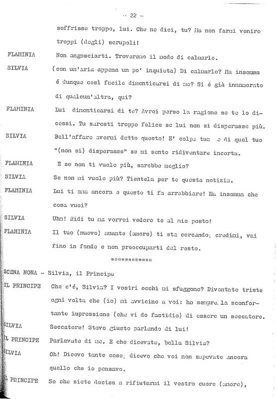 1978 : La doppia incostanza (Andrée Ruth Shammah) script