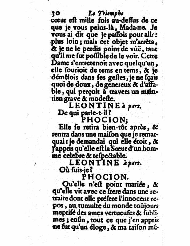 1732 : Le triomphe de l’amour