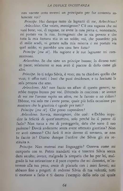 1952 : La duplice incostanza (Corrado Tumiati)