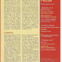 1998 : Le false confidenze (Toni Servillo), Programme (Reprises 2005-2007)