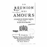 1732 : La réunion des amours
