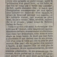 1857 : Le false confidenze, Revue de presse