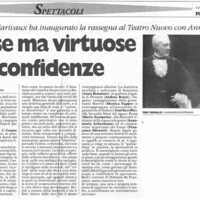 1998 : Le false confidenze (Toni Servillo), Revue de presse