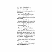 1747 : La dispute