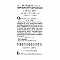 1723 : Arlequin poli par l’amour