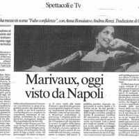 1998 : Le false confidenze (Toni Servillo), Revue de presse