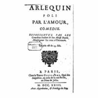 1723 : Arlequin poli par l’amour