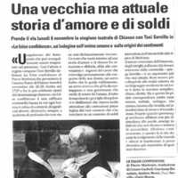 1998 : Le false confidenze (Toni Servillo), Revue de presse (Reprise 2005-2007)