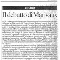 1998 : Le false confidenze (Toni Servillo), Revue de presse