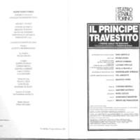 1997 : Il principe travestito (Programme)