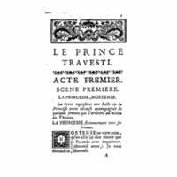 1727 : Le prince travesti