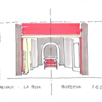 2003 : La prova, Maquette du décor