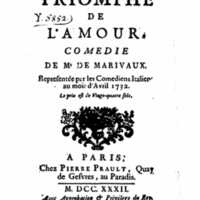 1732 : Le triomphe de l’amour