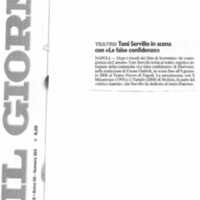 1998 : Le false confidenze (Toni Servillo), Revue de presse (Reprise 2005-2007)