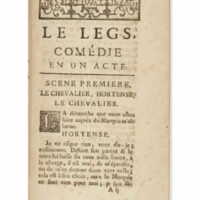 1736 : Le legs