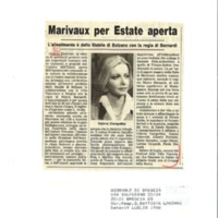1988 : Arlecchino educato dall’amore (Marco Bernardi) revue de presse (reprises)