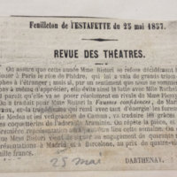 1857 : Le false confidenze, Revue de presse
