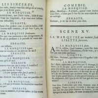 1739 : Les sincères