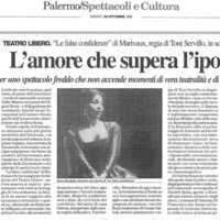 1998 : Le false confidenze (Toni Servillo), Revue de presse