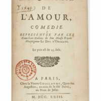 1723 : La surprise de l’amour