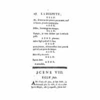 1747 : La dispute