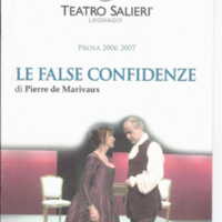 1998 : Le false confidenze (Toni Servillo), Programme (Reprises 2005-2007)